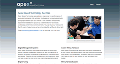 Desktop Screenshot of apexspeedtech.com